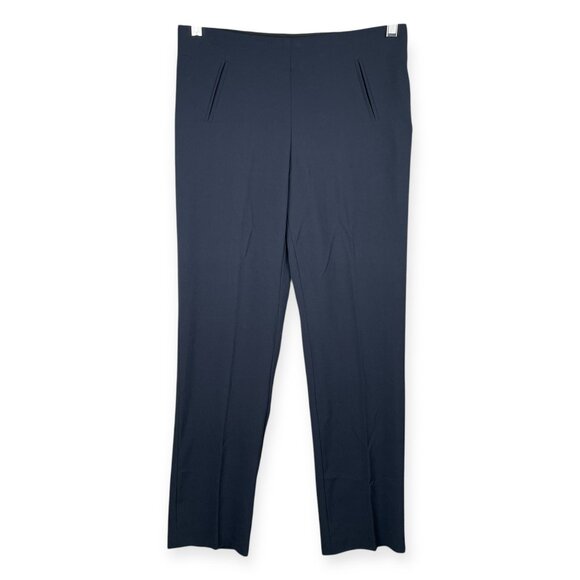 Style & Co Tummy Control Pants 4P Navy Straight Leg Pull-On Career Stretch - Picture 1 of 6